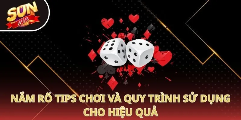 Nắm rõ tips chơi và quy trình sử dụng cho hiệu quả