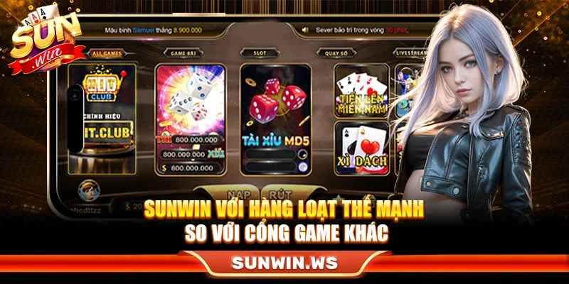 Cổng game thiết kế hiện đại, thao tác đơn giản